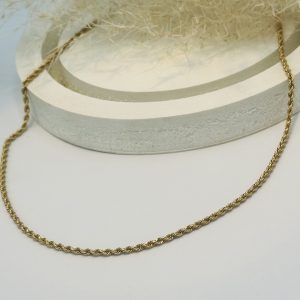 گردنبند طنابی 3.380 گرم