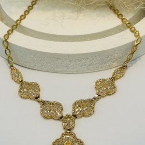 گردنبند گل 3.00 گرم