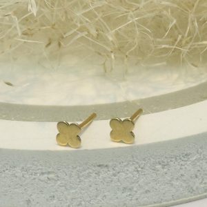 گوشواره میخی گلبرگ 0.580 گرم